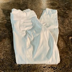 Athleta white full length tights. Petite